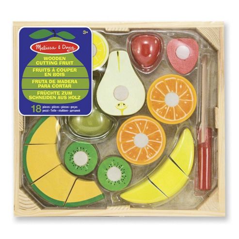 Image of Melissa & Doug Wooden Cutting Fruit (14021)