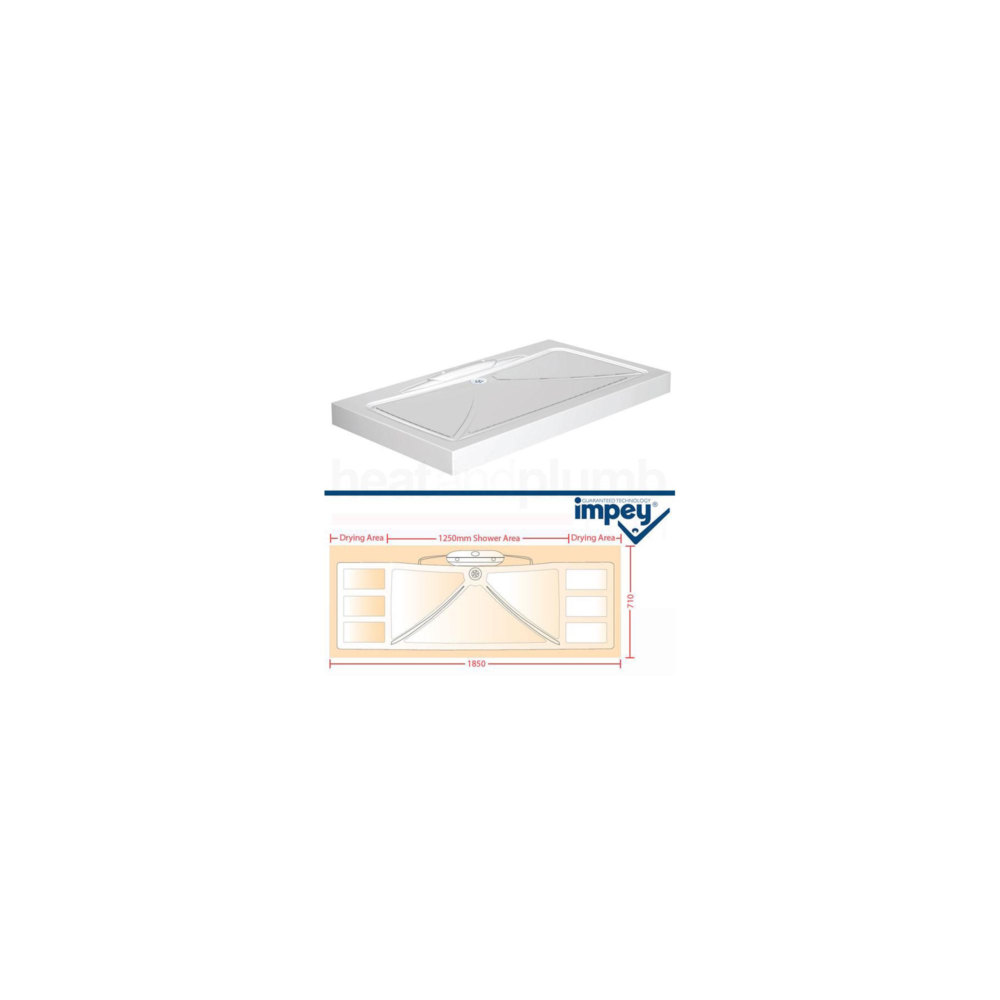 Impey Mendip Shower Tray 1850mm x 710mm at Tescos Direct