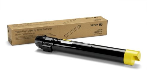 Image of Xerox High Capacity Toner Cartridge For Phaser 7500 - Yellow