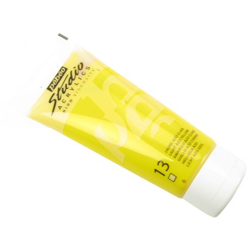 Image of Pebeo Studio Acrylic 100ml - Light Azo Yellow