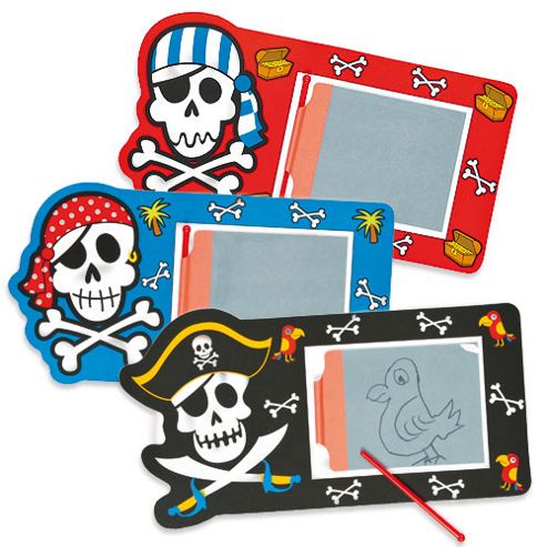 Image of Pesty Pirates Magic Drawing Slates (pack Of 6)