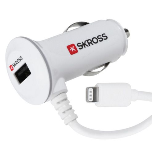 Image of Skross Midget Plus In-car Charging For Iphone 5,6 Devices With Lightning Usb Port For Other Devices