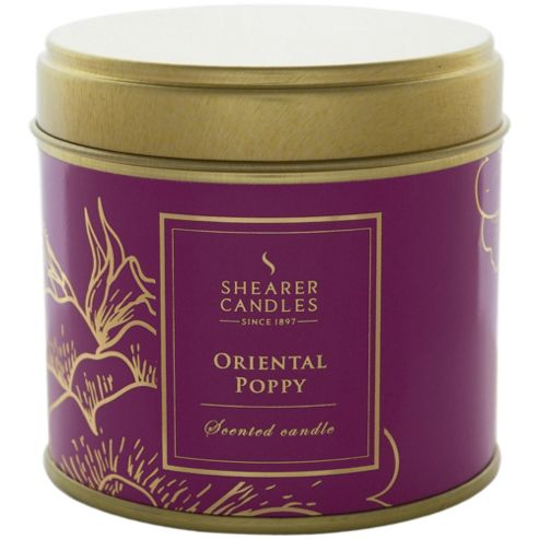 Image of Shearer Candle Tin, Oriental Poppy