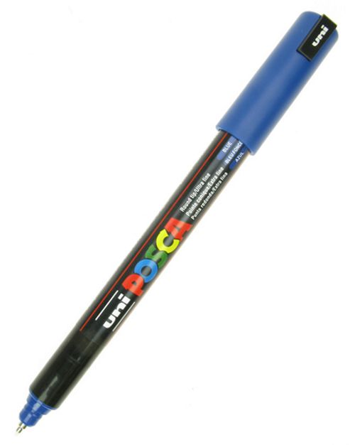 Image of Uni Pc-1mr Posca Marker Ultra Fine Blue