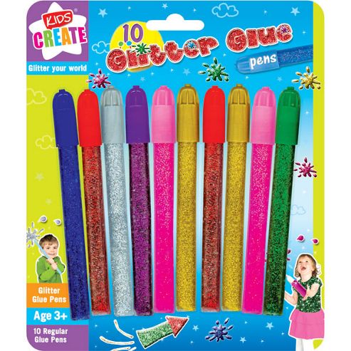 Image of Stationery Glitter Glue Pens (10pk)