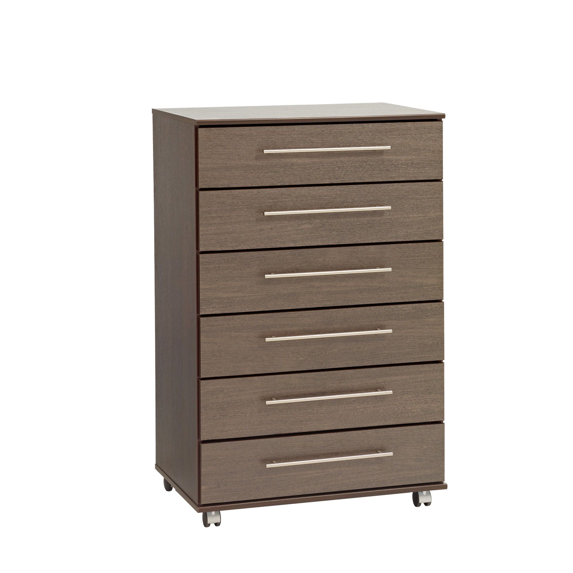 Ideal Furniture New York 6 Drawer chest - Wenge at Tesco Direct