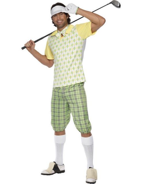 Image of Male Golf Costume Large