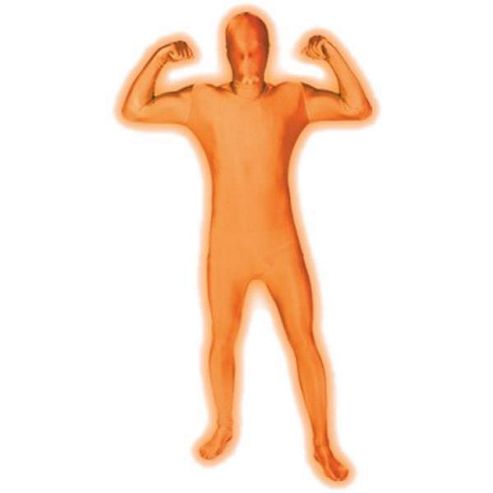 Image of Morphsuit Glow Orange - Child Costume Size: 38-40