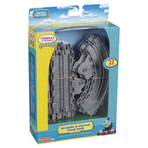 Image of Fisher-price Thomas Take And Play Straight And Curved Track Pack