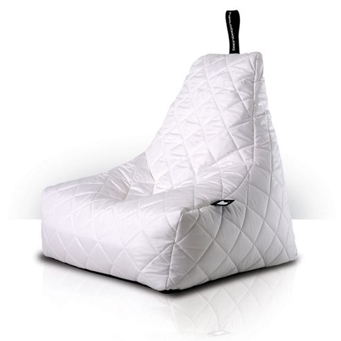 Image of Luxury Quilted Bean Bag - White