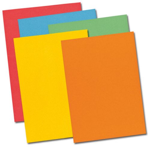Image of A4 Coloured Card (220gsm) 50 Sheets Value Pack (orange)