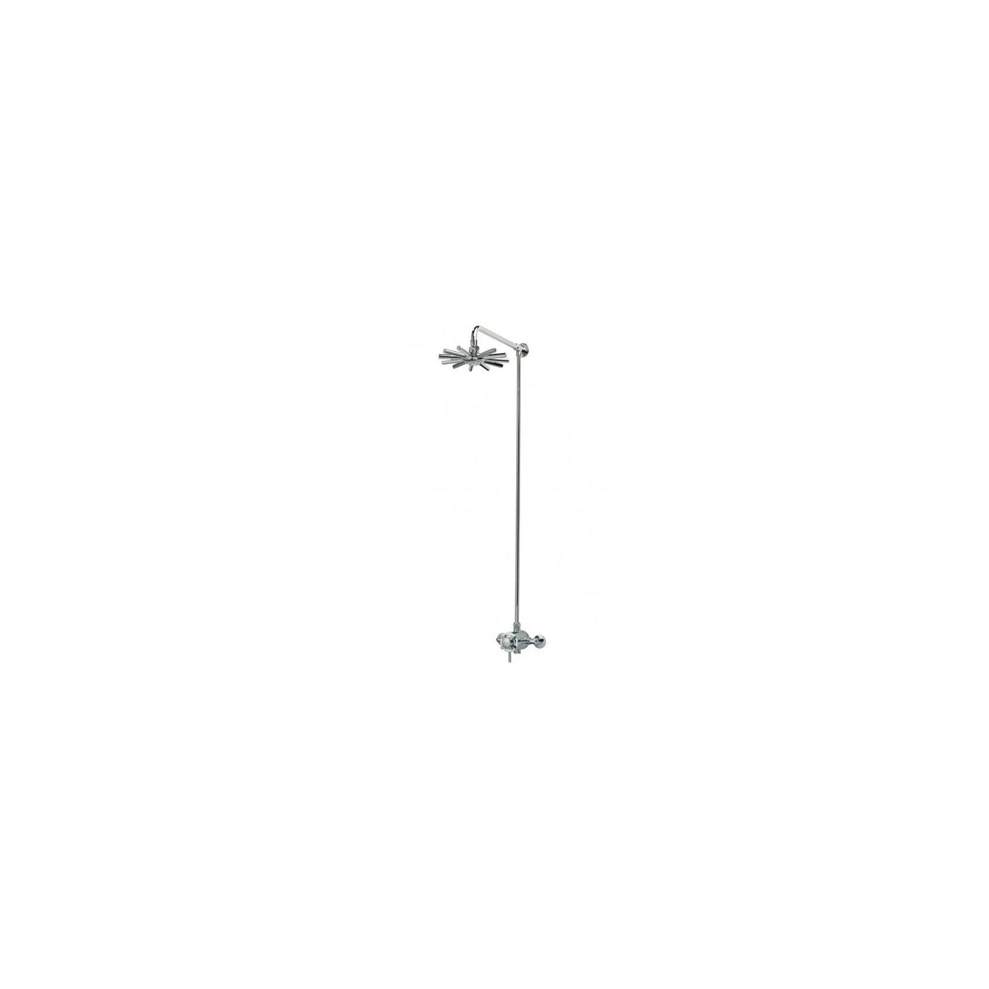 Triton Mersey Exposed Thermostatic Mixer with Fixed Head Chrome at Tesco Direct