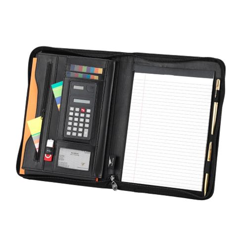 Image of Falcon Fi 6521 A4 Zip-around Conference Folder With Calculator