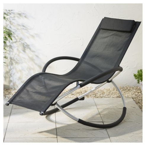 Image of Orbital Metal Frame Sun Lounger