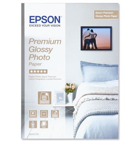 Image of Epson Photo Paper Premium Glossy A4 Ref S042155 [15 Sheets]