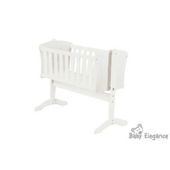 Baby Elegance Anna Swing Crib - White