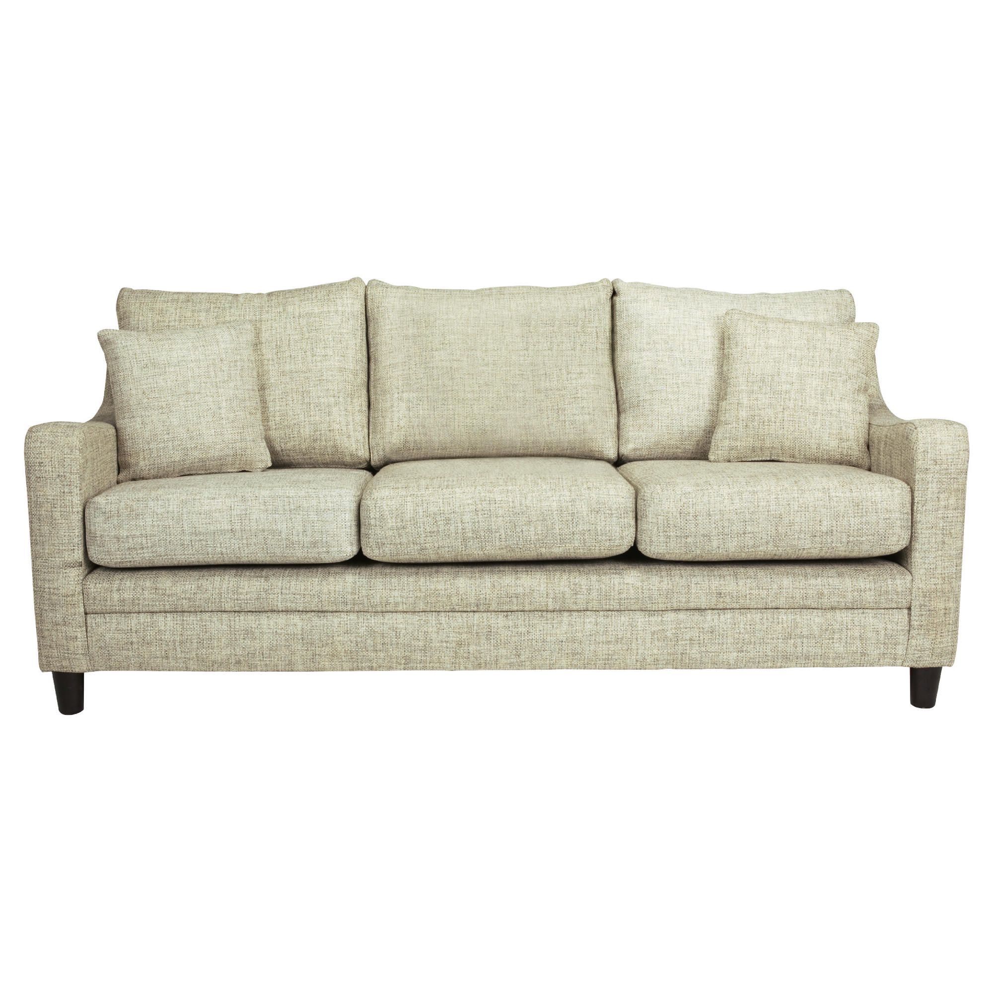 Buckingham Fabric Large Sofa in Biscuit at Tesco Direct