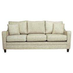 Buckingham Fabric Large Sofa in Biscuit