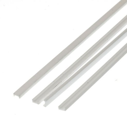 Image of Evergreen Styrene Channel 2.5mm (0.100")