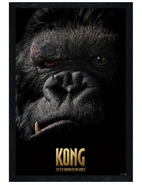 Image of King Kong Black Wooden Framed Peter Jackson's Poster
