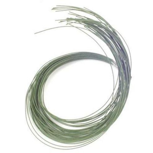 Image of Paper Covered Wire - Green 26g