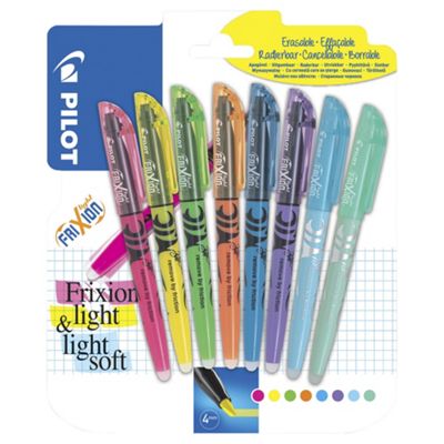 Pilot Frixion Light Highlighters 8Pk