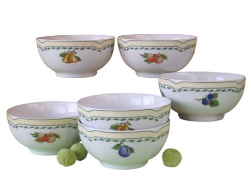 Image of Creatable Alba Obst 6 Piece Cereal Bowl Set