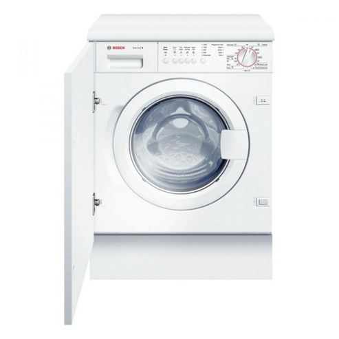 Image of Bosch Wis24141gb A+ Energy Rated 7kg 1200rpm Built-in Washing Machine In White