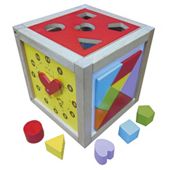Carousel Wooden Activity Cube