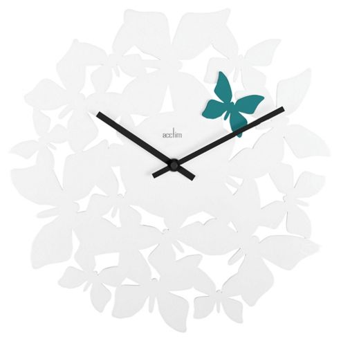 Image of Acctim Butterflies Clock 32cm