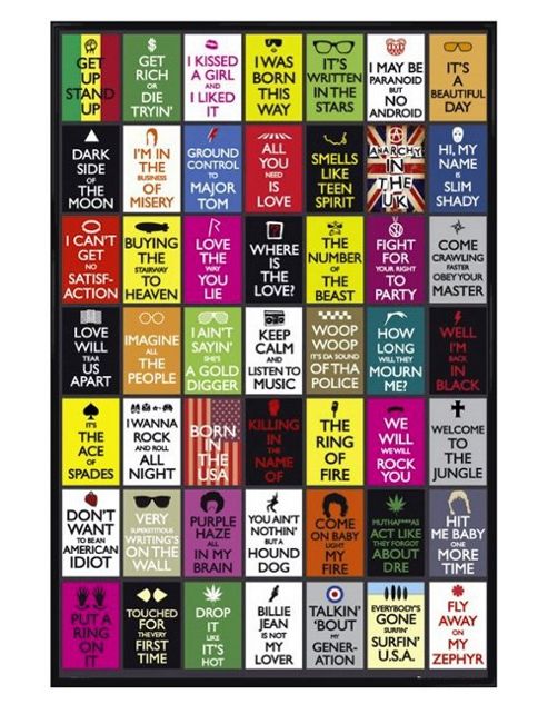 Image of Keep Calm And Carry On Gloss Black Framed Keep Calm & Listen To Music Poster