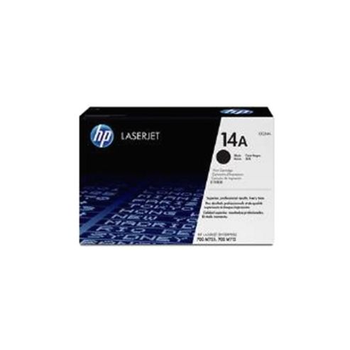Image of Hp 14a Black Smart Toner Cartridge (yield 10,000 Pages) For Laserjet Enterprise 700 M712dn/m712xh Printer