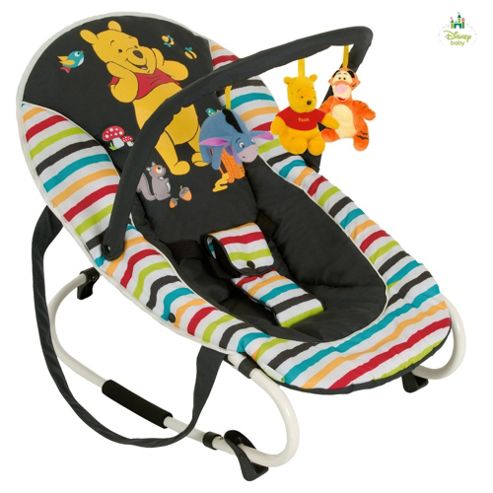 Image of Hauck Disney Bungee Deluxe Baby Bouncer, Pooh Tidy Time