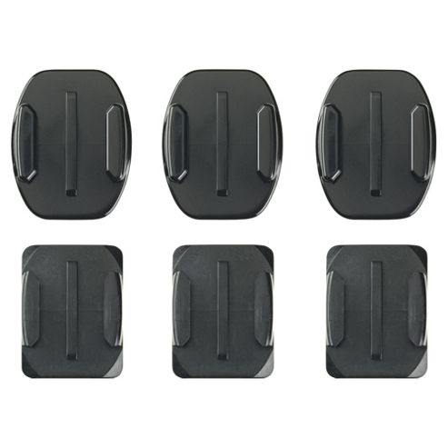Image of Gopro Action Camera Flat & Curved Adhesive Mounts