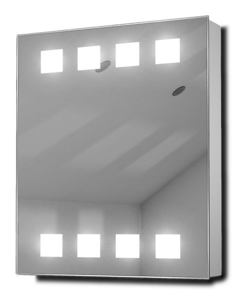 Image of Bluetooth Audio Demist Bathroom Cabinet With Shaver Socket & Sensor K77aud