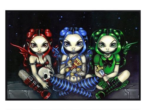Image of Gloss Black Framed Wicked, Tricksy & False Poster