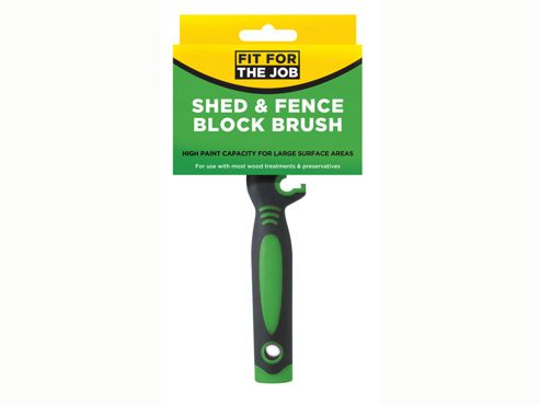 Image of Rodo Fbbb003 Shed & Fence Block Brush 12x3cm