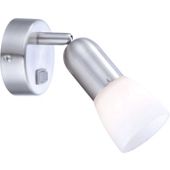 Home Essence Cathy 1 Light Ceiling Spotlight in Nickel Matte