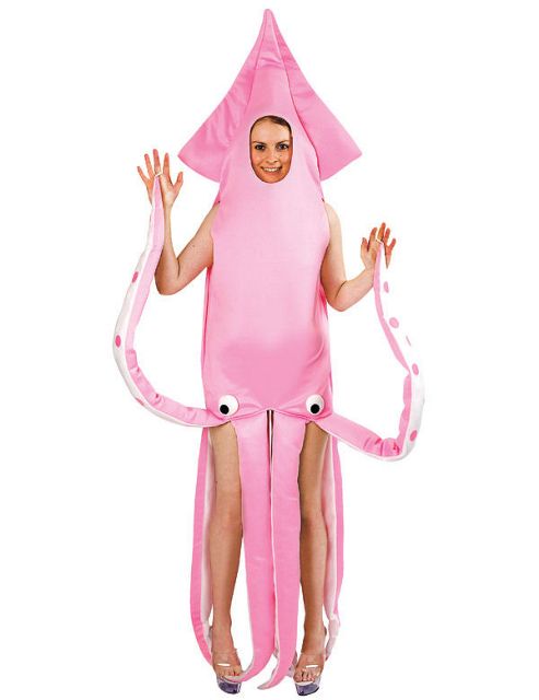 Image of Squid Costume Pink