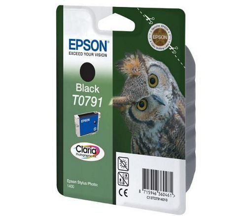 Image of Epson Singlepack Black T0791 Claria Photographic Ink