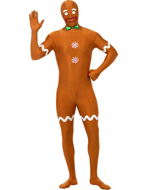 Image of Gingerbread Man Second Skin Suit Extra Large