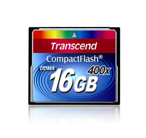 Image of Transcend 400x 16gb Compactflash Card