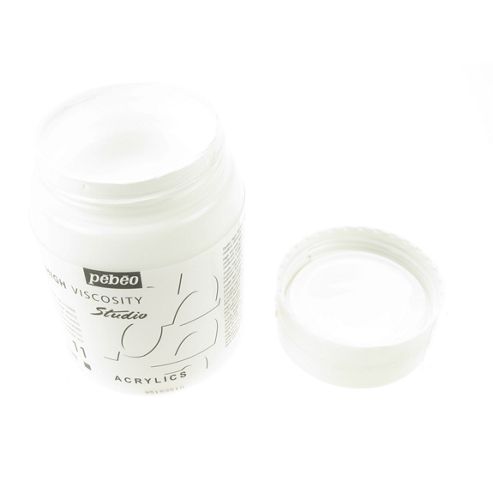 Image of Pebeo Studio Acrylic 500ml - Titanium White