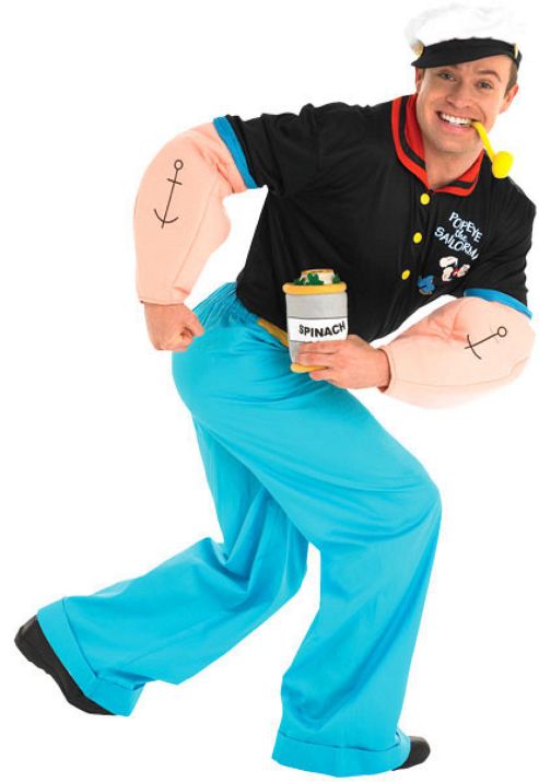 Image of Popeye - Adult Costume Size: 42-44