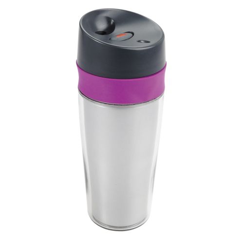 Image of Oxo Good Grips Liquiseal 400ml Travel Mug, Cafe/magenta Pink Purple