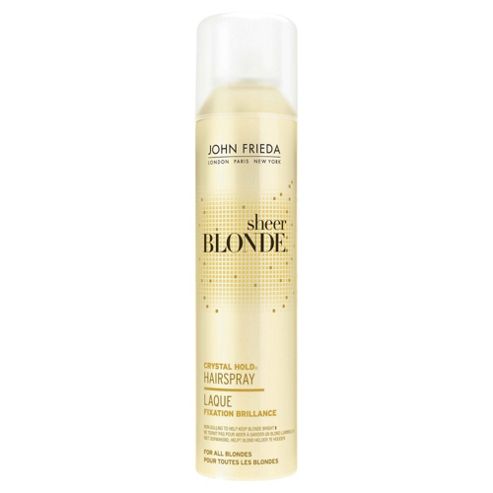 Image of John Frieda Sheer Blonde Crystal Hold Hairspray 250ml