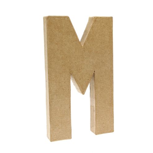Image of Large Kraft Letter - M