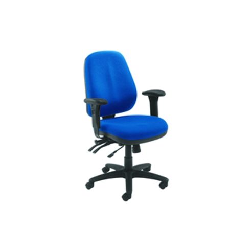 Image of Avior 24-hour Fabric Operators Chair Blue Kf03356