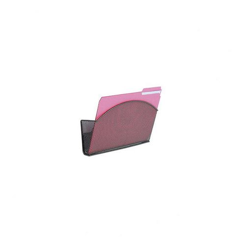 Image of Safco Onyx Magnetic Mesh File Organiser In Black - Single Pocket