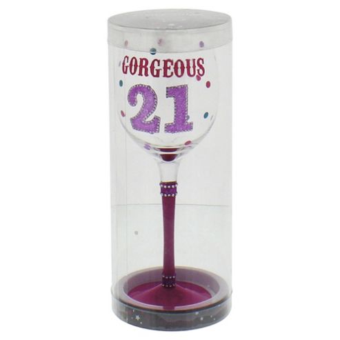 Image of Age 21 Wine Glass